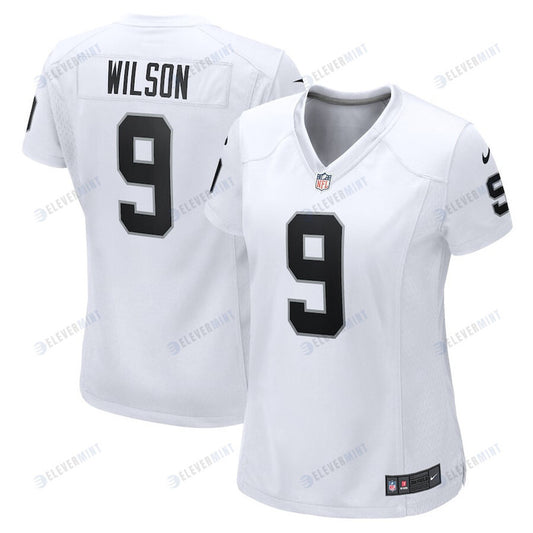 Tyree Wilson 9 Las Vegas Raiders Women Game Jersey - White