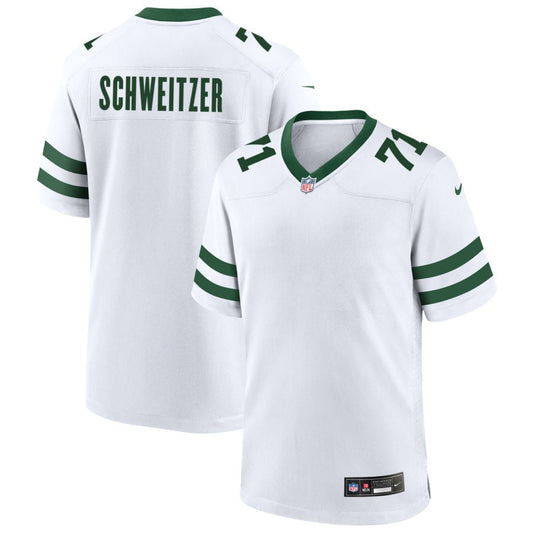 Wes Schweitzer New York Jets Nike Legacy Game Jersey - White