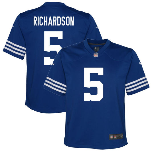 Anthony Richardson Indianapolis Colts Nike Youth Alternate Game Jersey - Royal