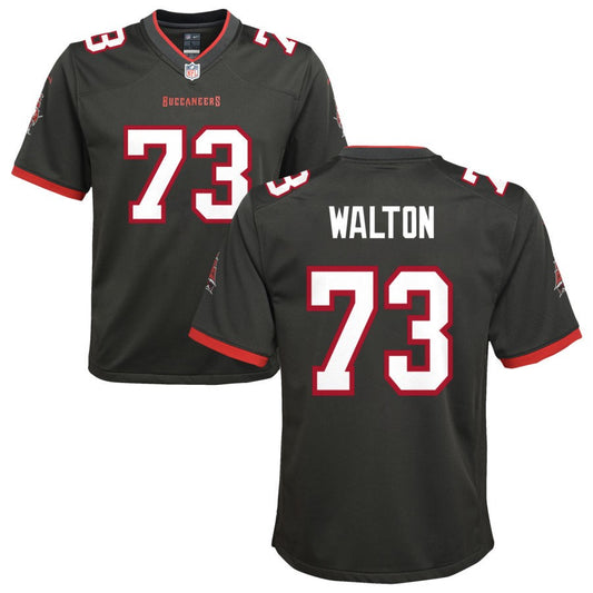 Brandon Walton Tampa Bay Buccaneers Nike Youth Alternate Game Jersey - Pewter