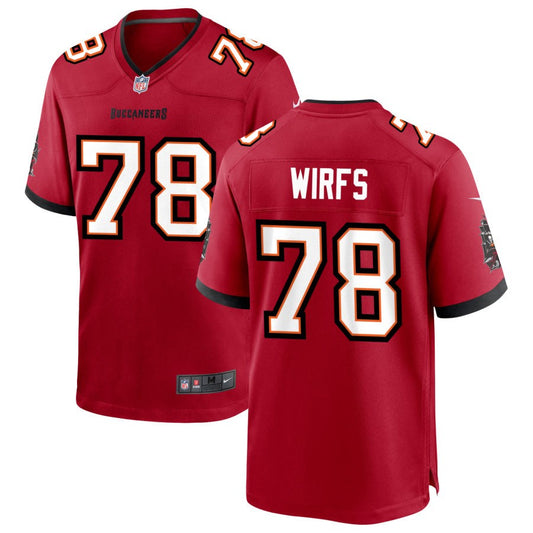 Tristan Wirfs Nike Tampa Bay Buccaneers Game Jersey - Red