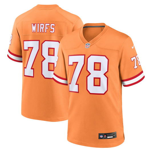 Tristan Wirfs Tampa Bay Buccaneers Nike Throwback Game Jersey - Orange