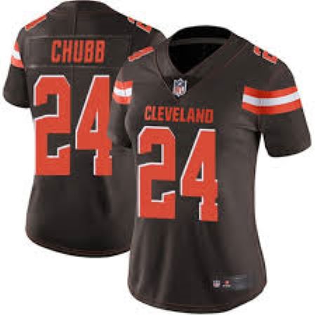 Women's Cleveland Browns Nick Chubb Game Vapor Jersey Brown