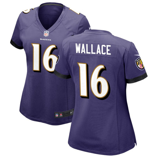 Tylan Wallace Baltimore Ravens Nike Women's Game Jersey - Purple