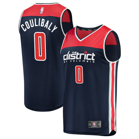 Bilal Coulibaly Washington Wizards Fanatics Branded Fast Break Replica Jersey Navy - Statement Edition