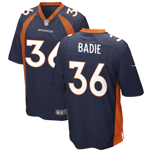 Tyler Badie Denver Broncos Nike Alternate Game Jersey - Navy