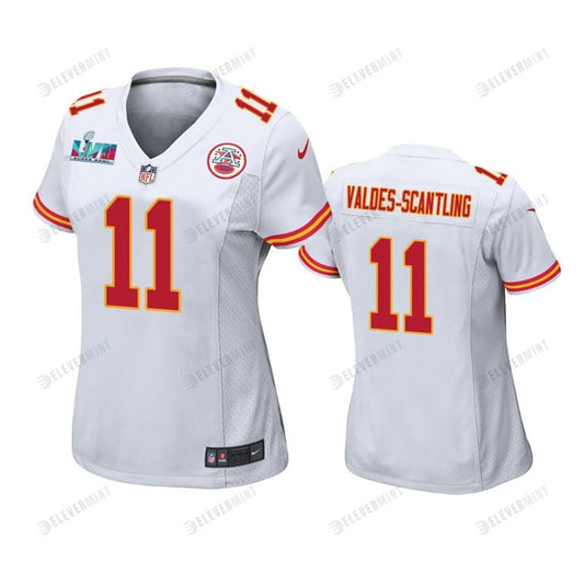 Valdes-Scantling 11 Kansas City Chiefs Super Bowl LVII Game Jersey - Women White