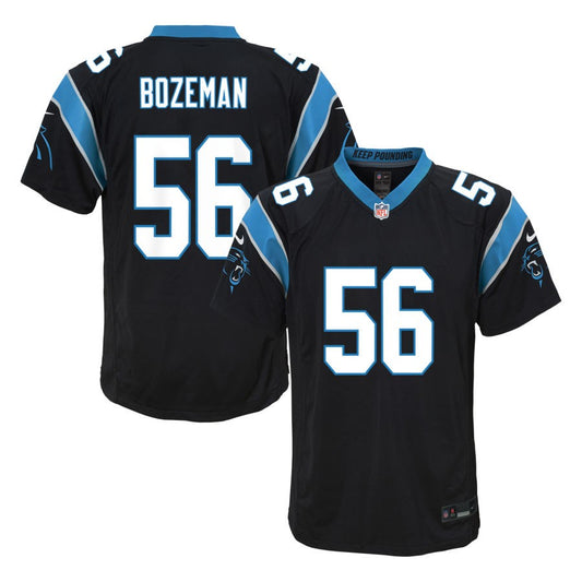 Bradley Bozeman  Carolina Panthers Nike Youth Game Jersey - Black