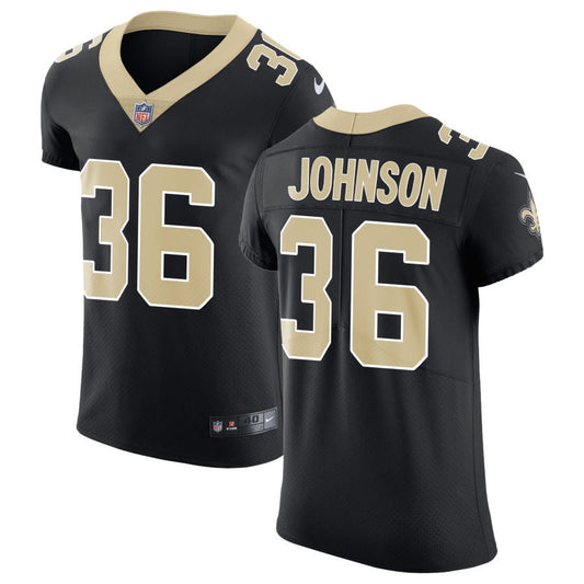 Anthony Johnson New Orleans Saints Nike Vapor Untouchable Elite Jersey - Black