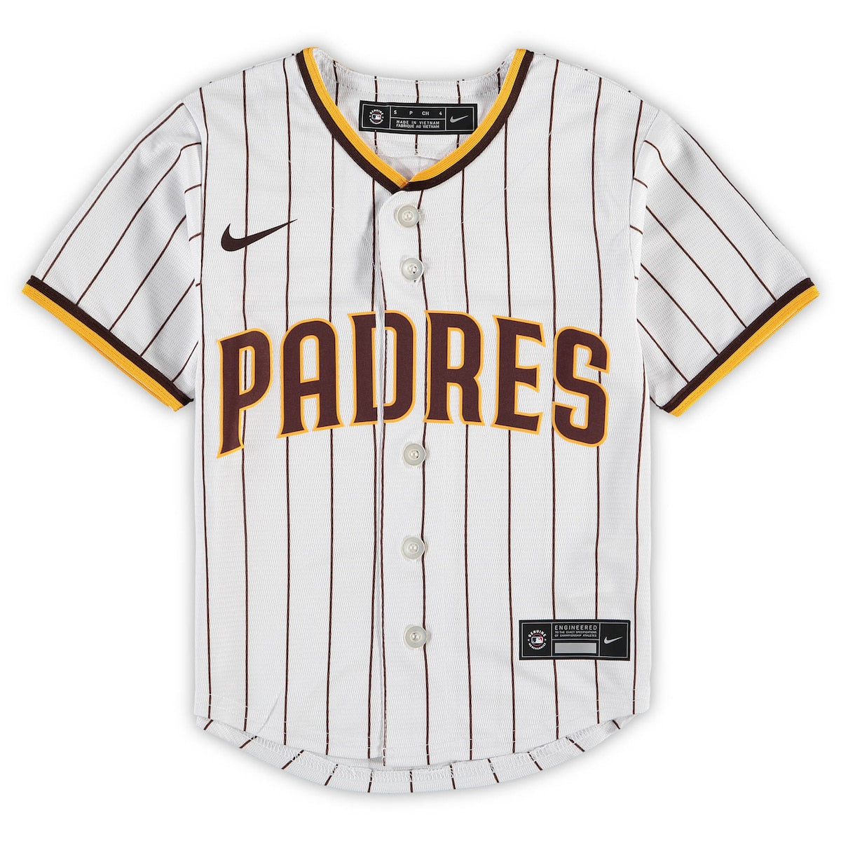 Youth  Nike Padres Home Replica Team Jersey - White