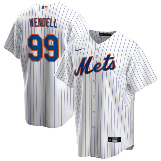 Turk Wendell New York Mets Nike Home RetiredReplica Jersey - White