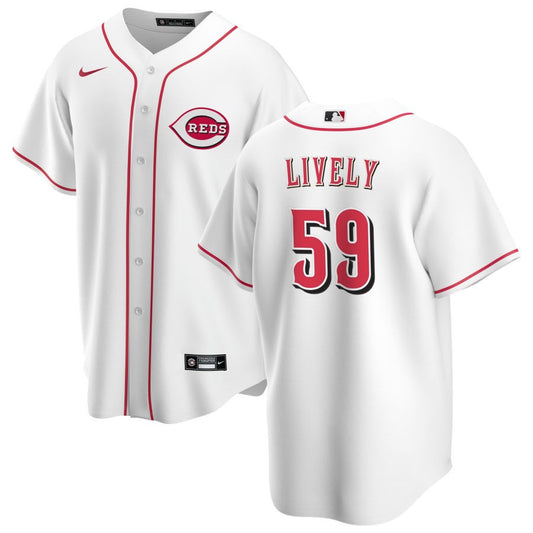 Ben Lively Cincinnati Reds Nike Home Replica Jersey - White