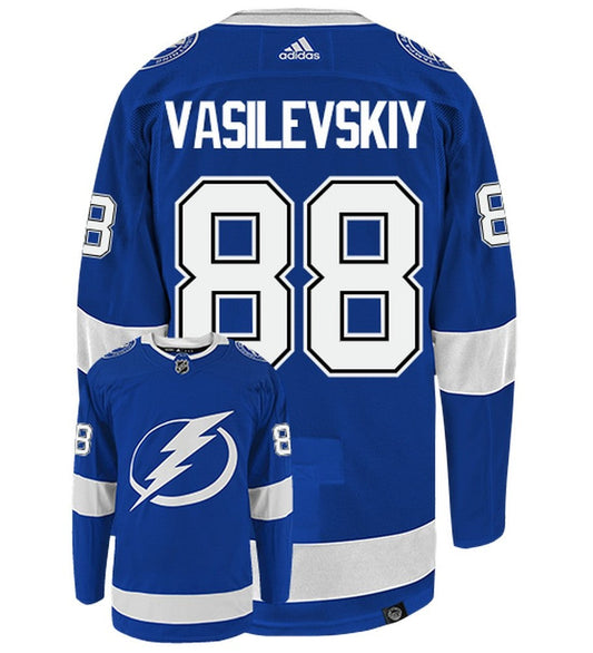 Andrei Vasilevskiy Tampa Bay Lightning Adidas Primegreen Authentic NHL Hockey Jersey