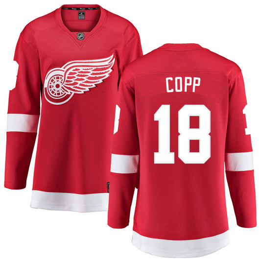 Andrew Copp Detroit Red Wings Fanatics Branded Women's Home Breakaway Jersey - Red