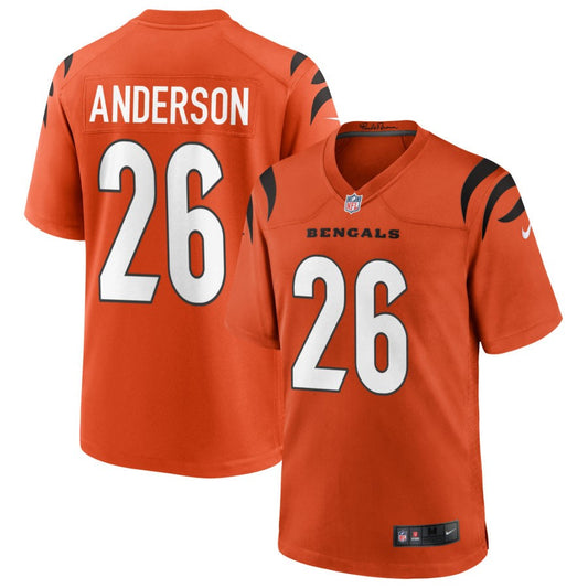 Tycen Anderson Cincinnati Bengals Nike Alternate Game Jersey - Orange