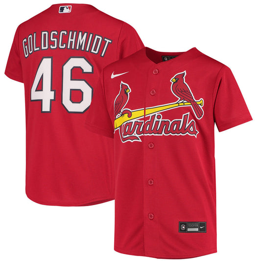 Youth St. Louis Cardinals Paul Goldschmidt Alternate Player Jersey - Red