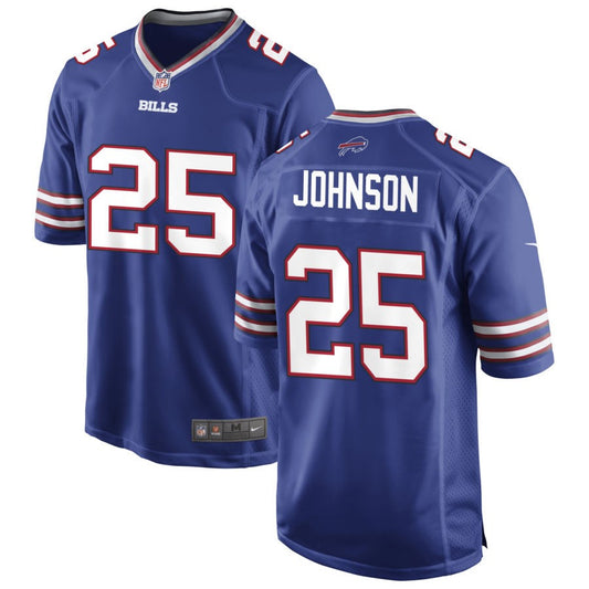 Ty Johnson Buffalo Bills Nike Game Jersey - Royal