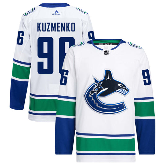 Andrei Kuzmenko Vancouver Canucks adidas Away Primegreen Authentic Pro Jersey - White