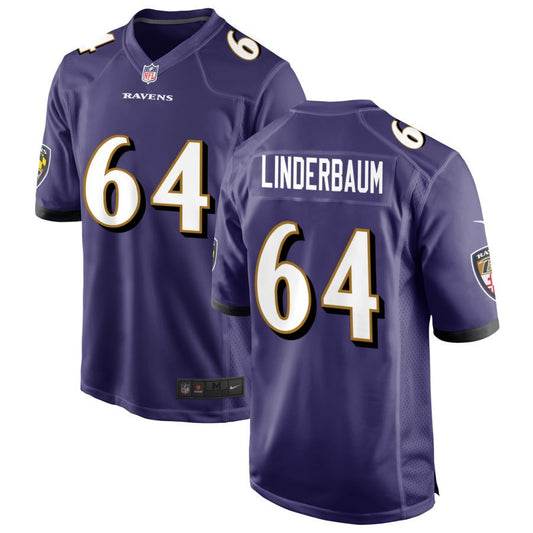 Tyler Linderbaum Baltimore Ravens Nike Game Jersey - Purple