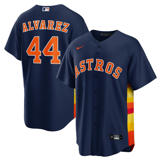 Yordan lvarez Houston Astros Nike Alternate Replica Player Jersey - Navy