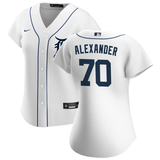 Tyler Alexander Detroit Tigers Nike Women's Home Replica Jersey - White