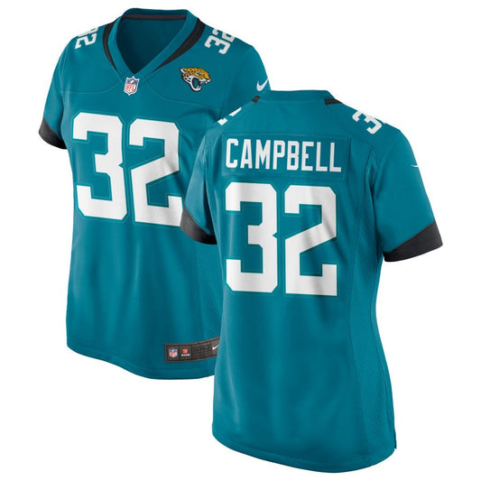 Tyson Campbell Jacksonville Jaguars Nike Women's Alternate Jersey - Teal