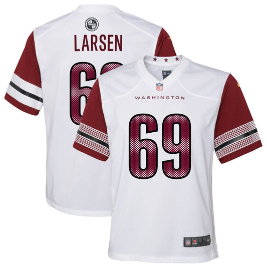 Tyler Larsen Washington Commanders Nike Youth Game Player Jersey - White