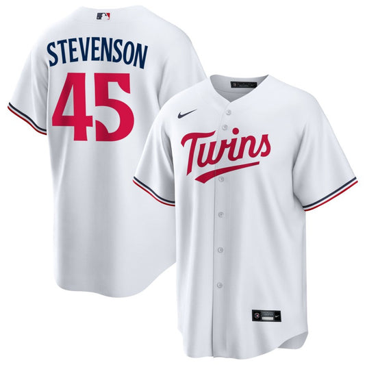 Andrew Stevenson Minnesota Twins Nike Youth Home Replica Jersey - White