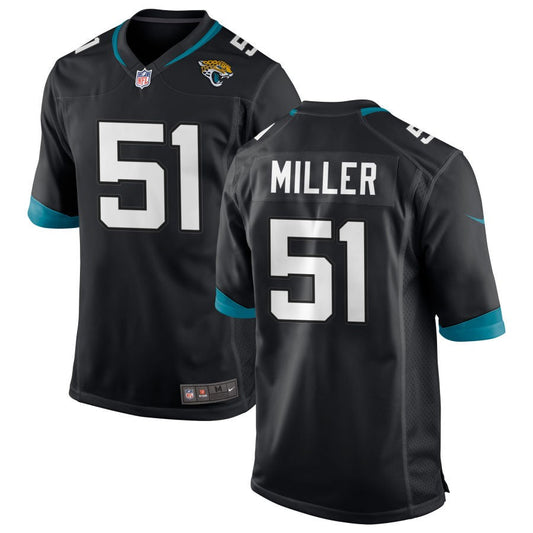 Ventrell Miller Jacksonville Jaguars Nike Game Jersey - Black