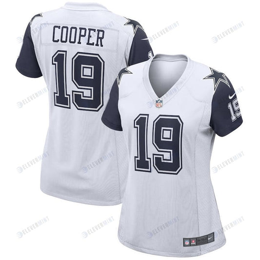 Amari Cooper 19 Dallas Cowboys Women's Alternate Game Jersey - White