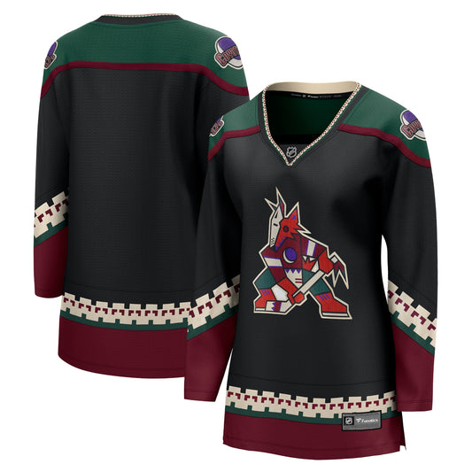 Arizona Coyotes Fanatics Branded Women's 2021/22 Home Breakaway Jersey - Black